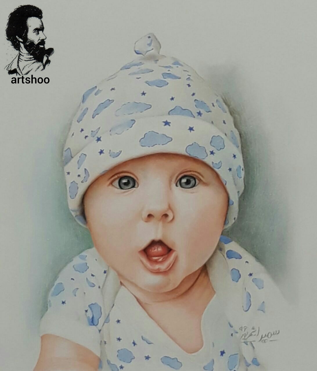 نقاشی مدادرنگی اورژینال